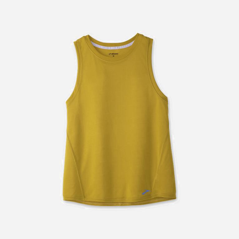 Brooks Distance Womens Running Tank Top - Golden Hour - Philippines (926547AYF)